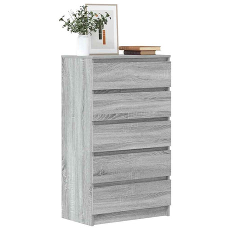 Drawer Cabinet 60X36X103 Cm Engineered Wood