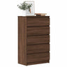 Drawer Cabinet 60X36X103 Cm Engineered Wood