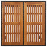 Garden Table With Poly Rattan