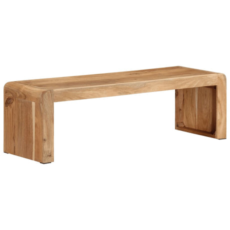 Tv Stand 110X33X33 Cm Solid Wood Acacia