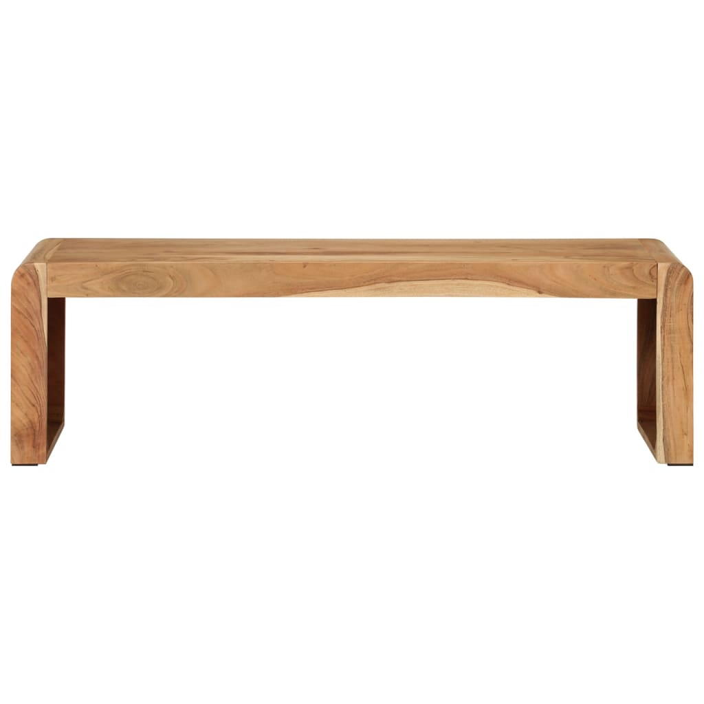 Tv Stand 110X33X33 Cm Solid Wood Acacia