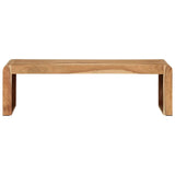 Tv Stand 110X33X33 Cm Solid Wood Acacia