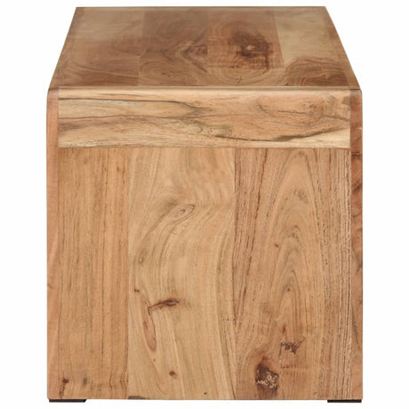 Tv Stand 110X33X33 Cm Solid Wood Acacia