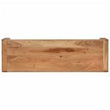Tv Stand 110X33X33 Cm Solid Wood Acacia