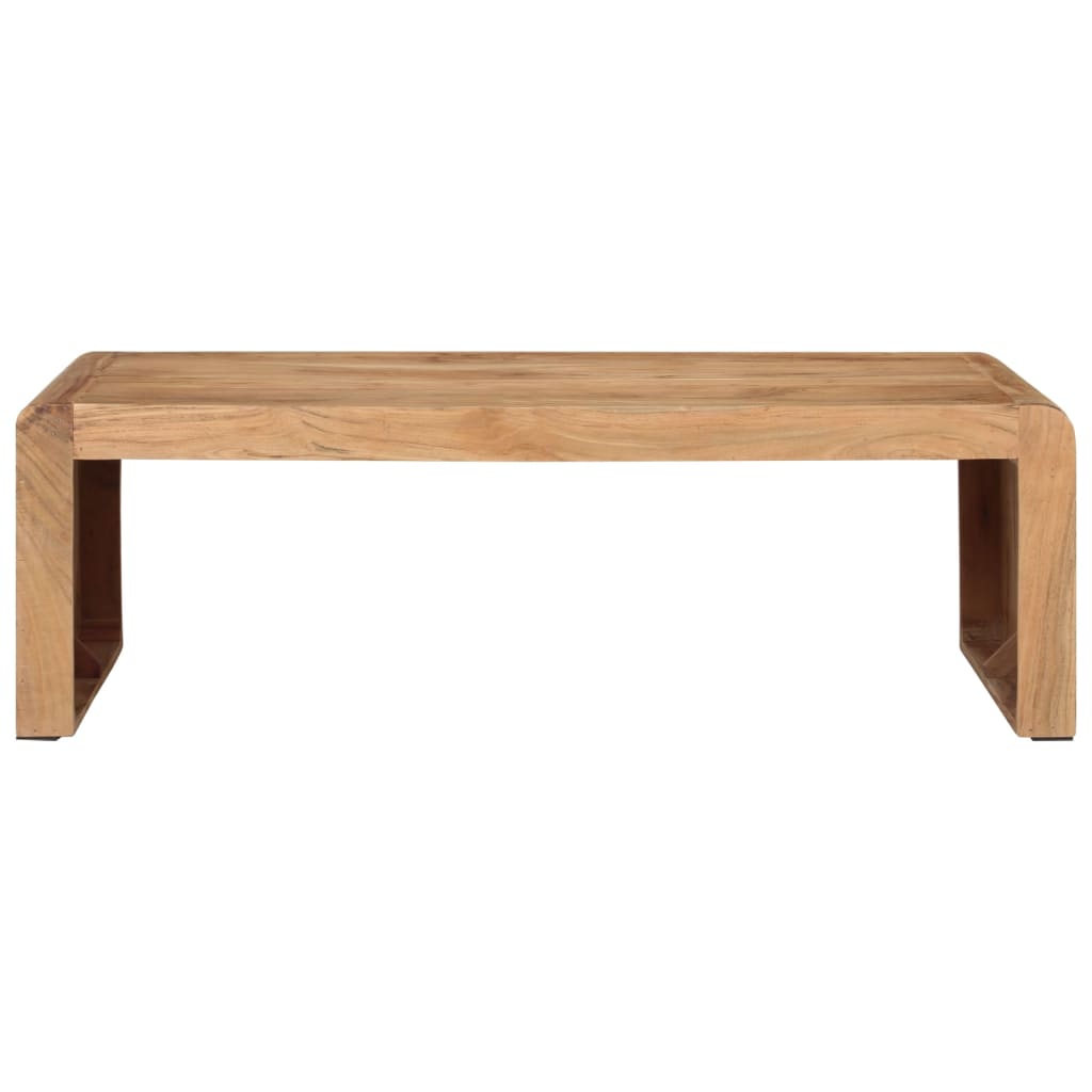 Coffee Table 110X55X35 Cm Solid Wood Acacia