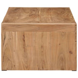 Coffee Table 110X55X35 Cm Solid Wood Acacia