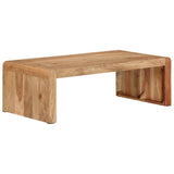 Coffee Table 110X55X35 Cm Solid Wood Acacia