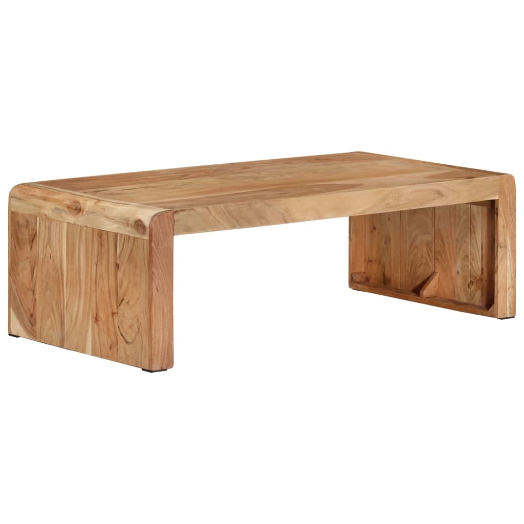Coffee Table 110X55X35 Cm Solid Wood Acacia
