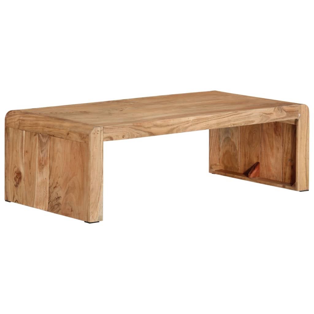 Coffee Table 110X55X35 Cm Solid Wood Acacia