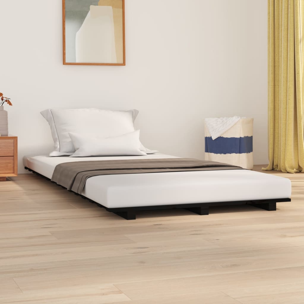 Bed Frame Without Mattress Small Double Solid Wood Pine