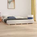 Bed Frame Without Mattress Small Double Solid Wood Pine
