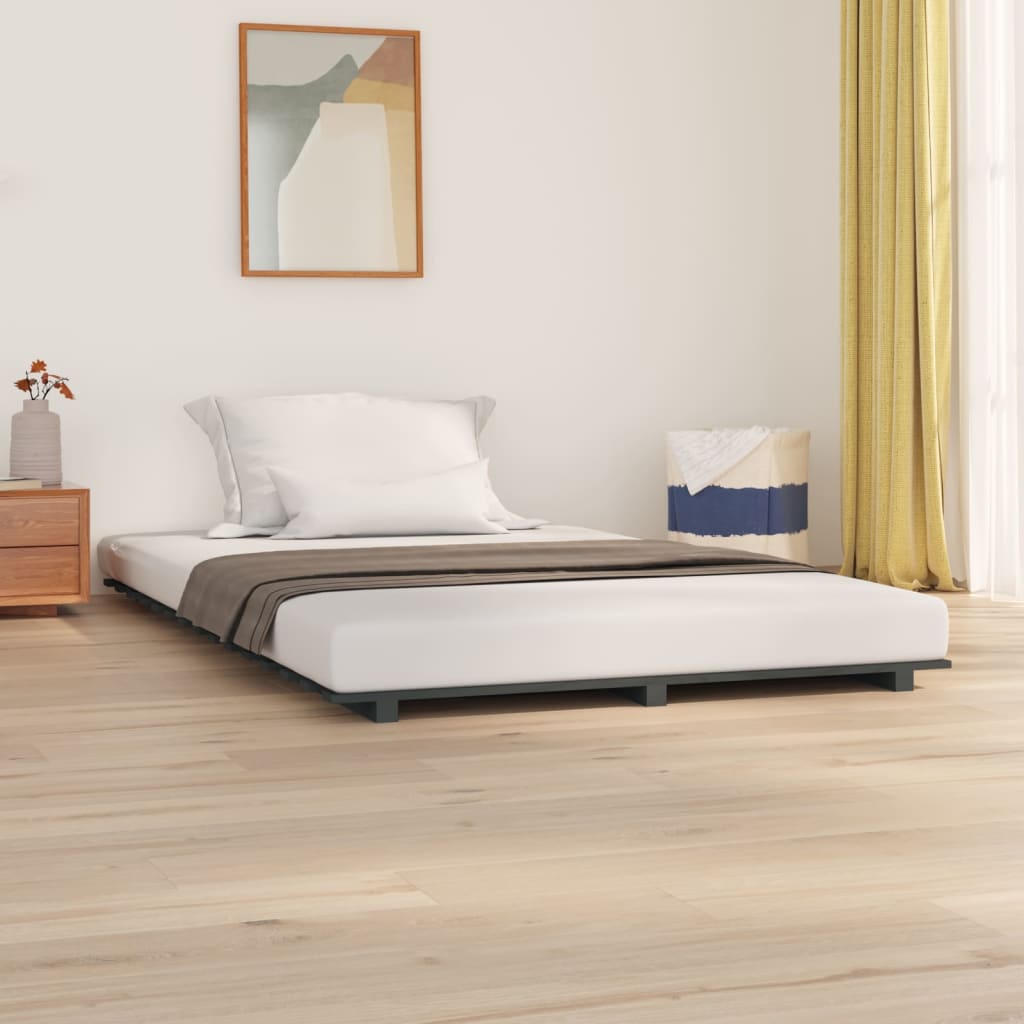Bed Frame Without Mattress Small Double Solid Wood Pine