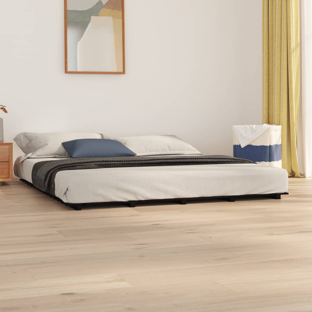 Bed Frame Without Mattress Small Double Solid Wood Pine