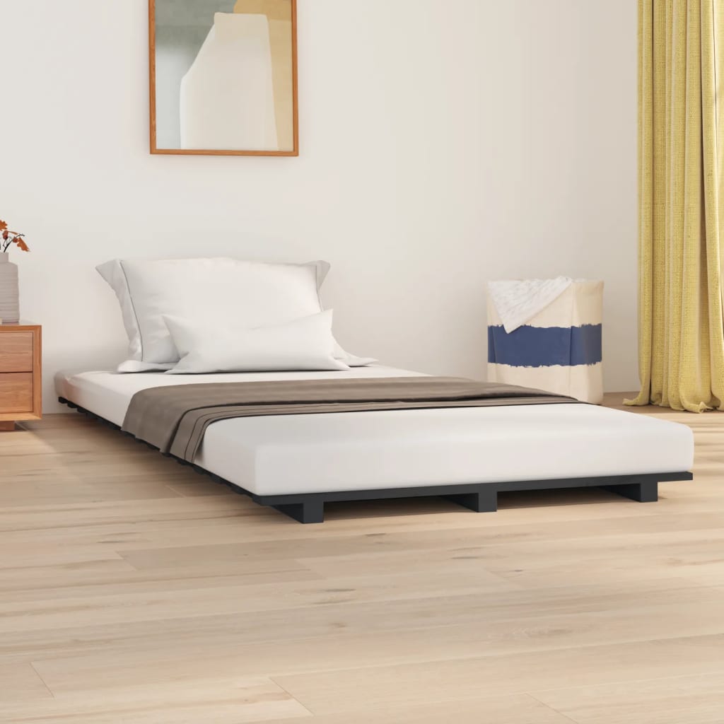 Bed Frame Without Mattress Small Double Solid Wood Pine