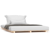 Bed Frame Without Mattress Small Double Solid Wood Pine