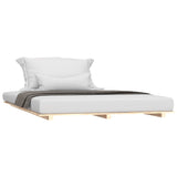 Bed Frame Without Mattress Small Double Solid Wood Pine