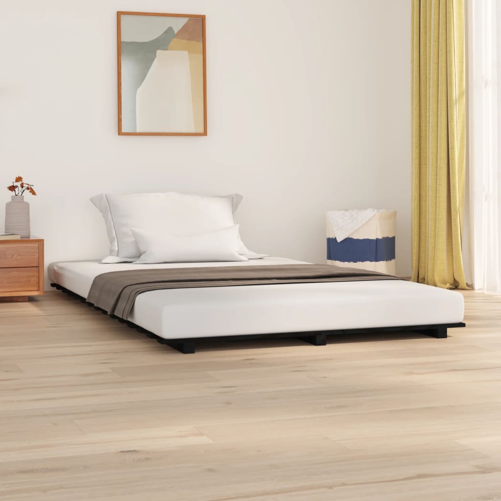 Bed Frame Without Mattress Small Double Solid Wood Pine