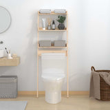 Toilet Rack 63.5X32X179 Cm Solid Wood Pine