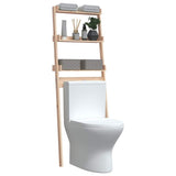 Toilet Rack 63.5X32X179 Cm Solid Wood Pine