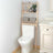 Toilet Rack 63.5X32X179 Cm Solid Wood Pine