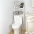 Toilet Rack 63.5X32X179 Cm Solid Wood Pine