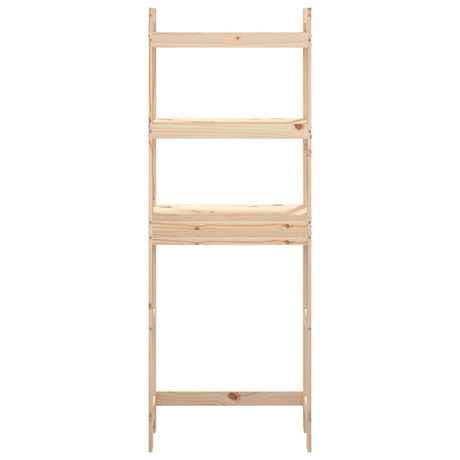 Toilet Rack 63X26X171 Cm Solid Wood Pine