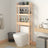 Toilet Rack 63X26X171 Cm Solid Wood Pine