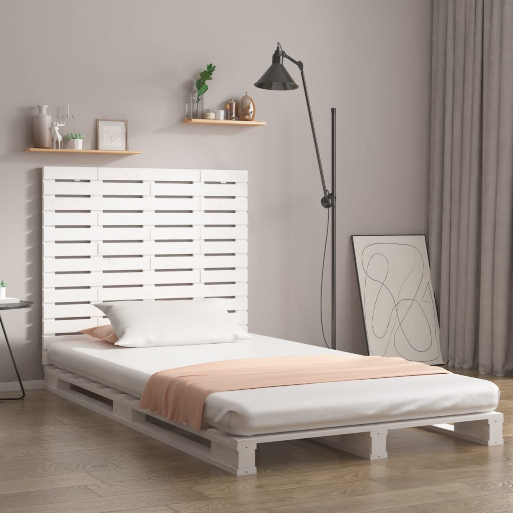 Wall Headboard 96X3X63 Cm Solid Wood Pine