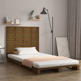 Wall Headboard 96X3X63 Cm Solid Wood Pine