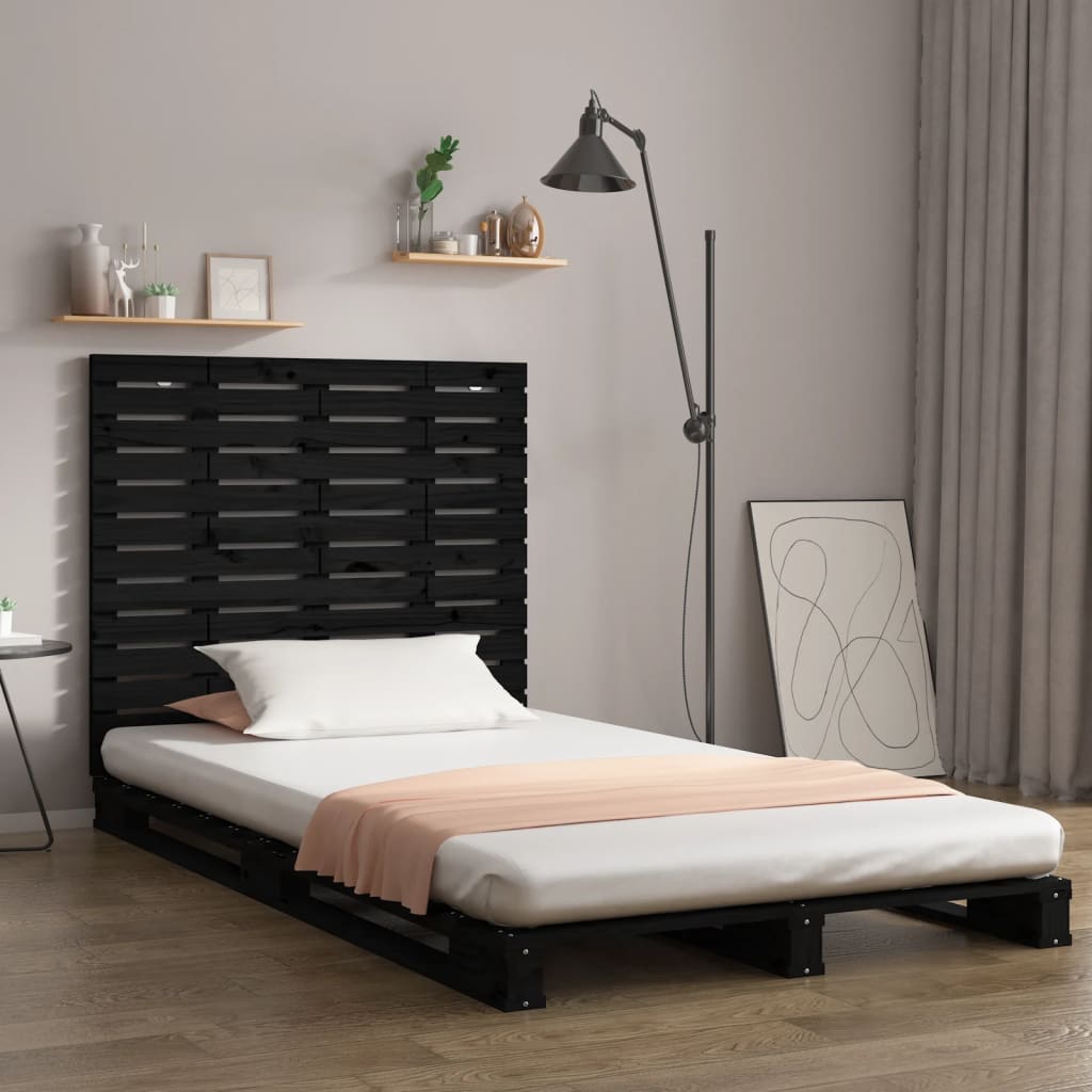 Wall Headboard 96X3X63 Cm Solid Wood Pine