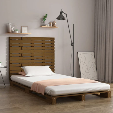Wall Headboard 96X3X63 Cm Solid Wood Pine