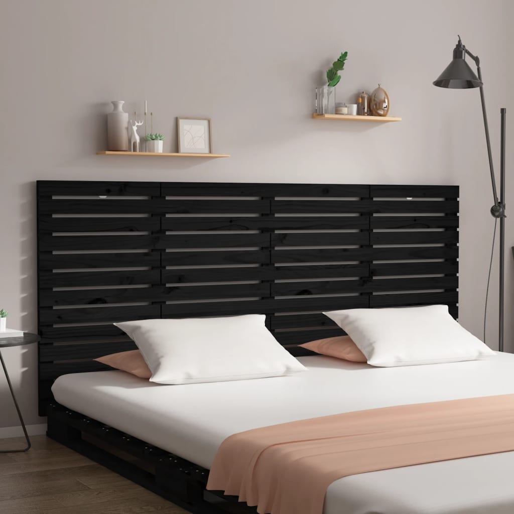 Wall Headboard 96X3X63 Cm Solid Wood Pine