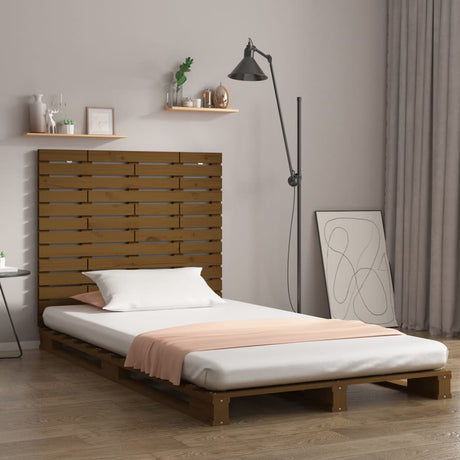 Wall Headboard 96X3X63 Cm Solid Wood Pine