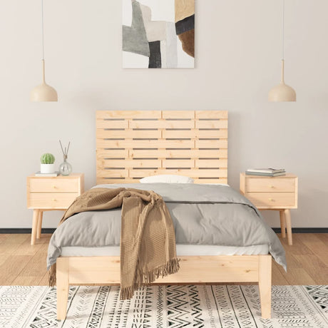 Wall Headboard 96X3X63 Cm Solid Wood Pine