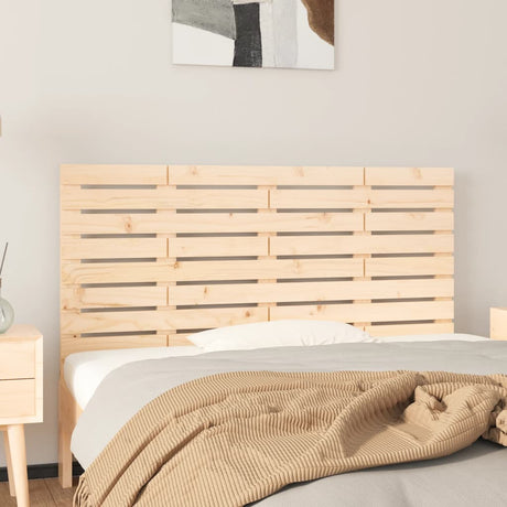 Wall Headboard 96X3X63 Cm Solid Wood Pine