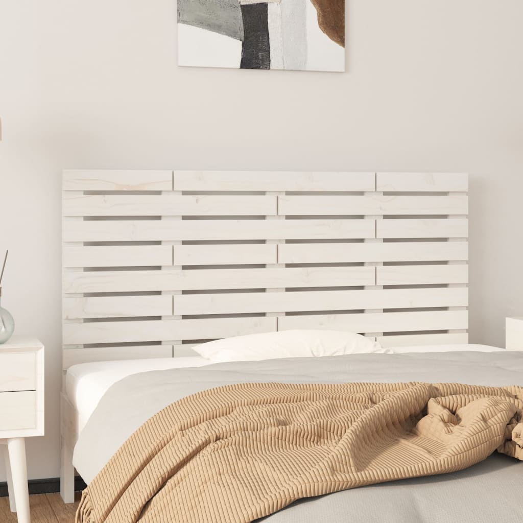Wall Headboard 96X3X63 Cm Solid Wood Pine
