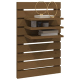 Wall-Mounted Bedside Shelves 2 Pcs Solid Wood Pine