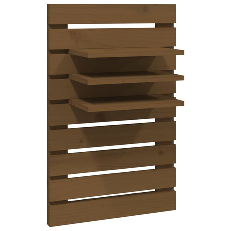 Wall-Mounted Bedside Shelves 2 Pcs Solid Wood Pine
