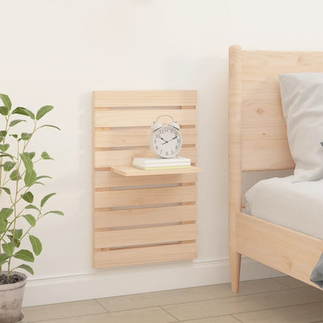 Wall-Mounted Bedside Shelves 2 Pcs Solid Wood Pine