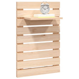 Wall-Mounted Bedside Shelves 2 Pcs Solid Wood Pine