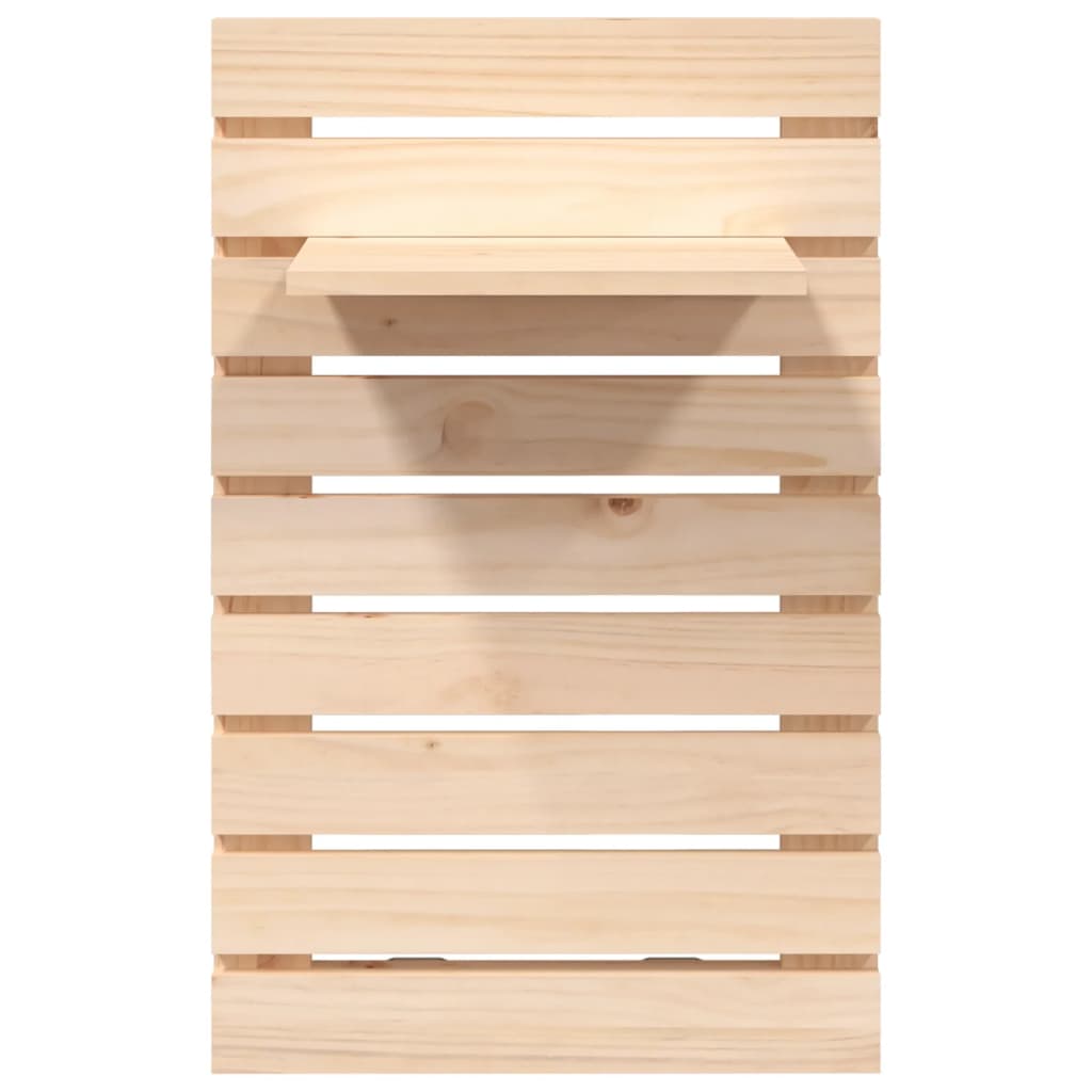 Wall-Mounted Bedside Shelves 2 Pcs Solid Wood Pine