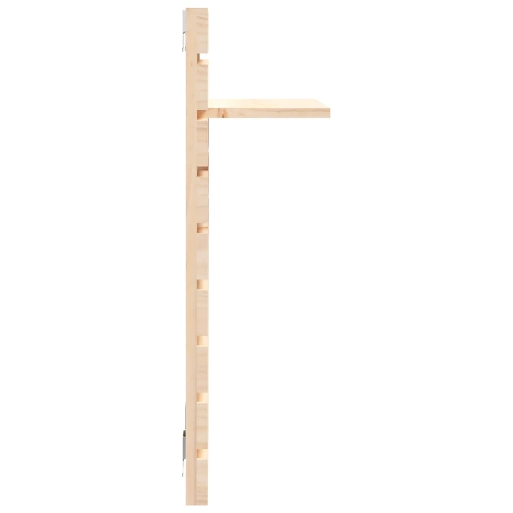 Wall-Mounted Bedside Shelves 2 Pcs Solid Wood Pine