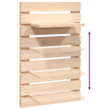 Wall-Mounted Bedside Shelves 2 Pcs Solid Wood Pine