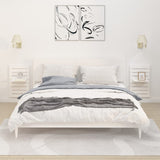 Wall-Mounted Bedside Shelves 2 Pcs Solid Wood Pine