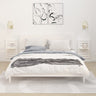 Wall-Mounted Bedside Shelves 2 Pcs Solid Wood Pine