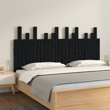 Wall Headboard 166X3X80 Cm Solid Wood Pine