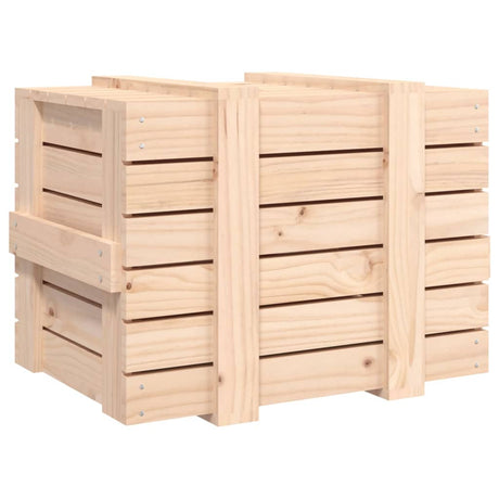 Storage Box Solid Wood Pine