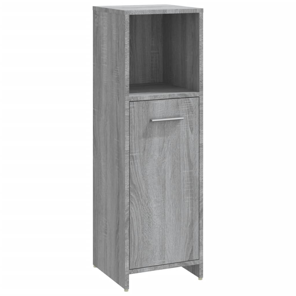 4 Piece Bathroom Furniture Set Engineered Wood