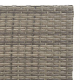 3 Piece Folding Bistro Set Poly Rattan