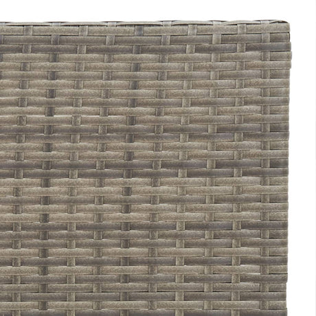 3 Piece Folding Bistro Set Poly Rattan